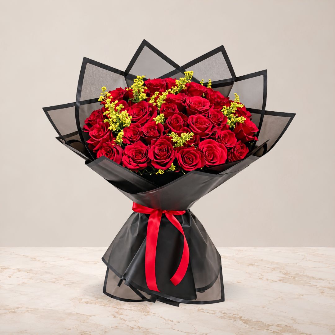 Crimson Elegance Bouquet