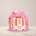 Pretty in Pink Birthday Cake