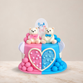 Boy or Girl Gender Reveal Cake