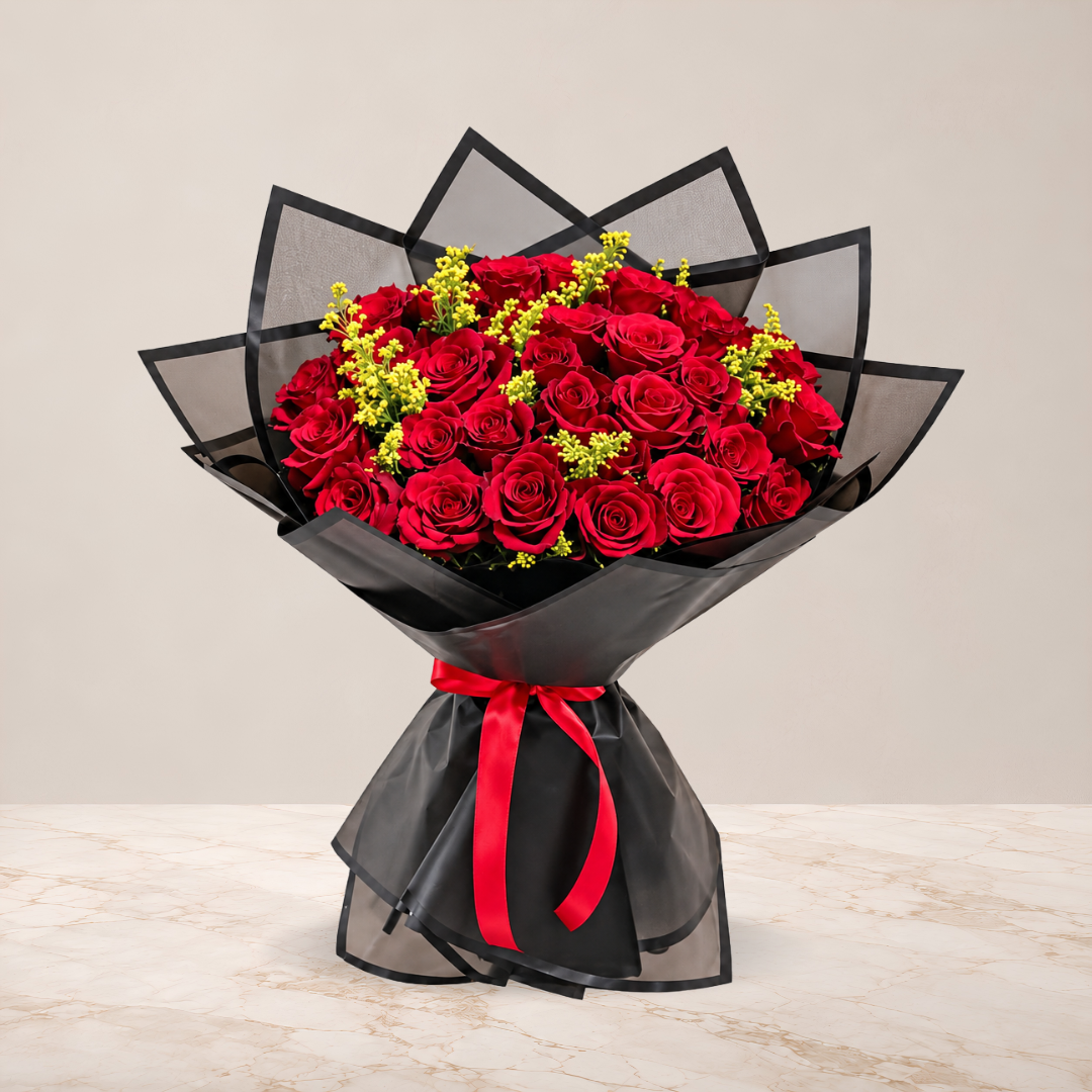 Crimson Elegance Bouquet