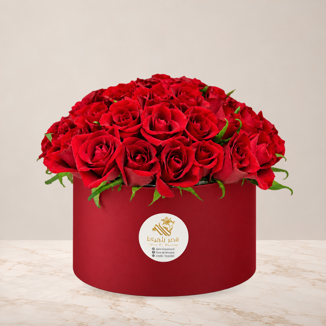 Red Rose In Red Box